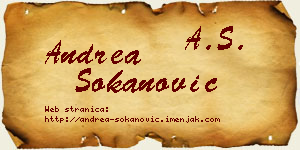 Andrea Sokanović vizit kartica